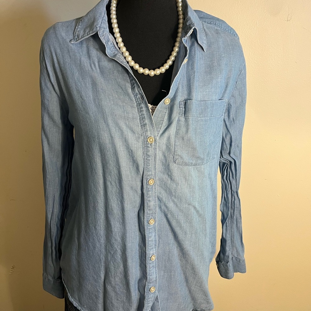 LOFT Chambray Shirt